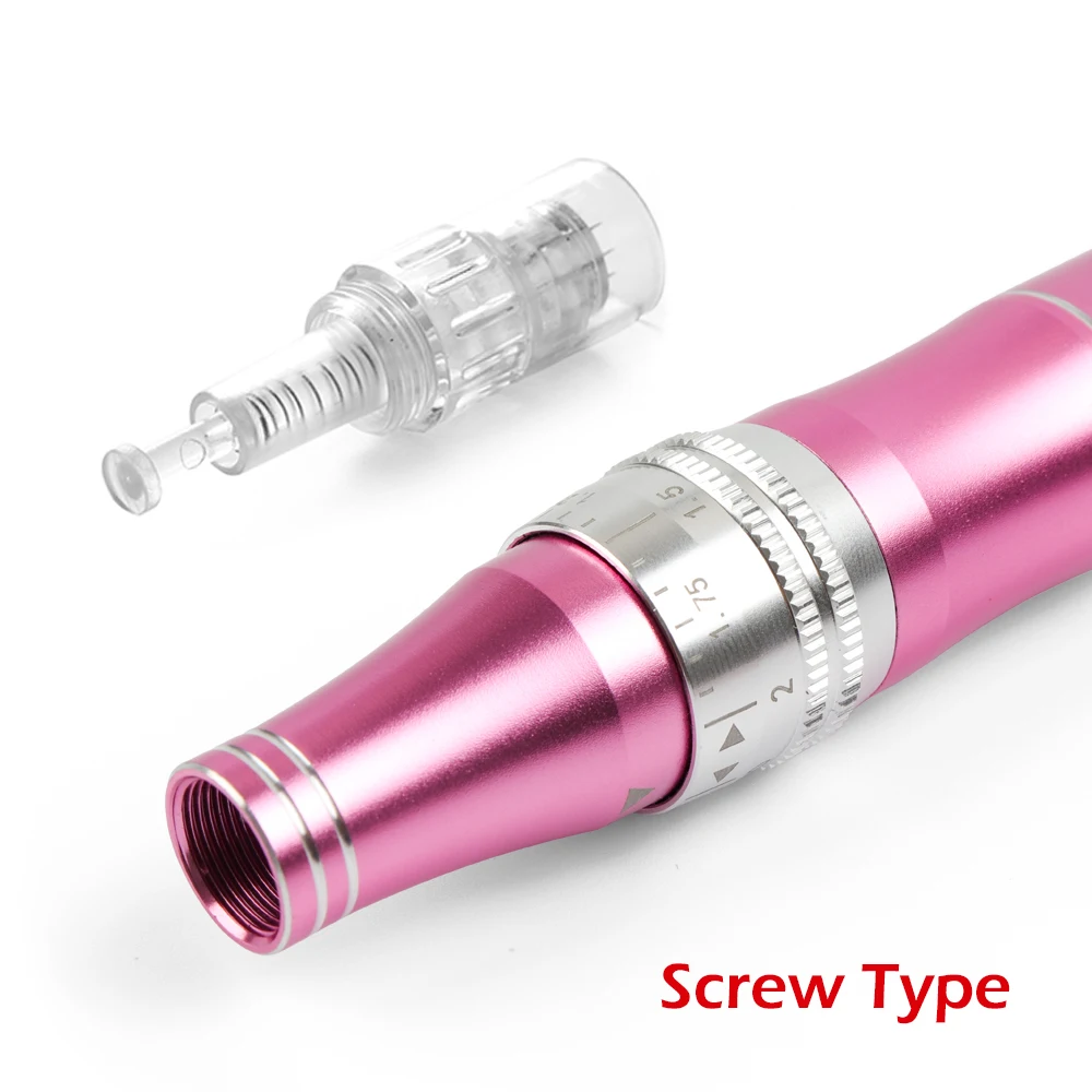 10 шт. Сменные винтовые картриджи для Derma Pen микро иглы 9 pin/12 pin/36 pin/nano Микро Нано иглы татуировки