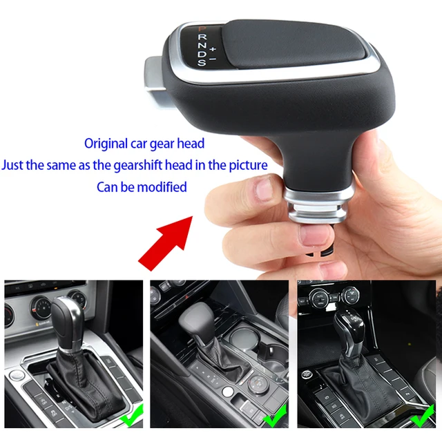 For Volkswagen VW Tiguan Bora Golf 6 7 CC Sagitar Passat MAGOTAN Lavida Touran Car Automatic Gearbox Handles Gear Shift Knob  Old wordmark