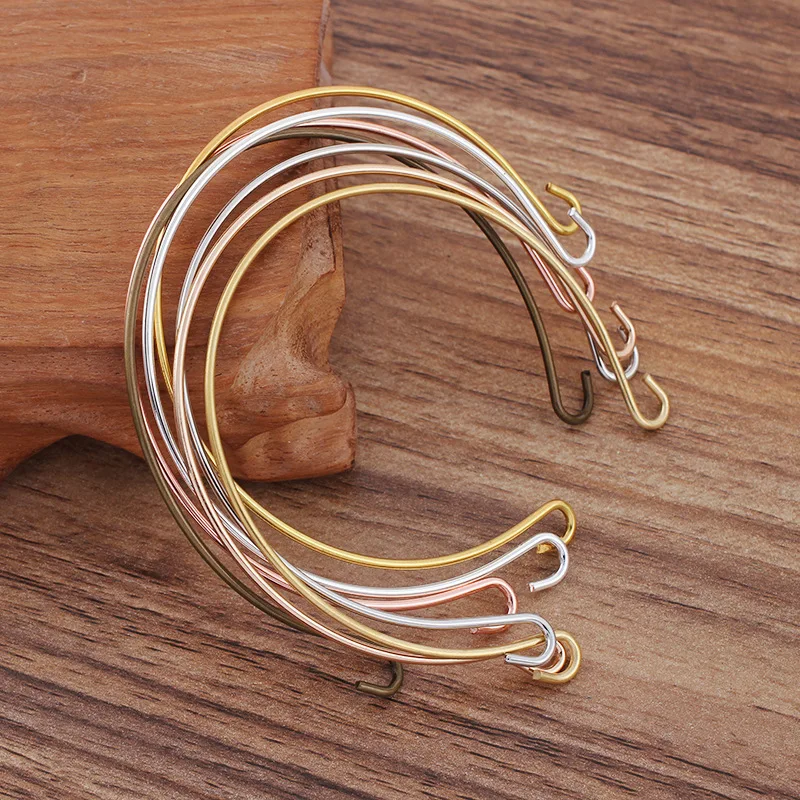 10 шт. металлические заготовки для браслета 75x1 5 мм|hook connector|bracelet basemetal wire bracelet |