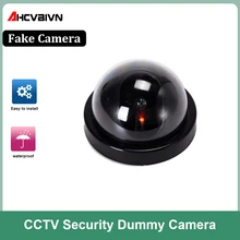Wireless Home Sicherheit Gefälschte Kamera 1Pcs Simulierte Video Überwachung Indoor/Outdoor Flash Blinkt LED Dummy Fake-Dome Kamera
