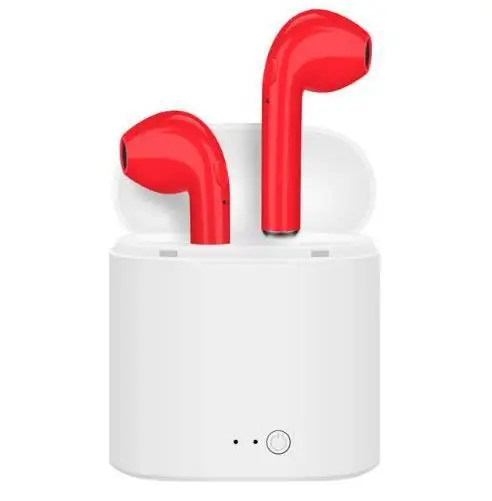 With charging box-R I7s TWS беспроводные Bluetooth наушники спортивные стерео наушники Bluetooth гарнитура с зарядным устройством для всех смартфонов Auriculares - Цвет: With charging box-R