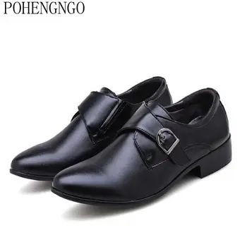 

Pointed Toe Formal Shoes Man Pu Leather Oxfords Spring Men Italy Dress Shoes Business Wedding Shoes For Male Large Sizes 38-48