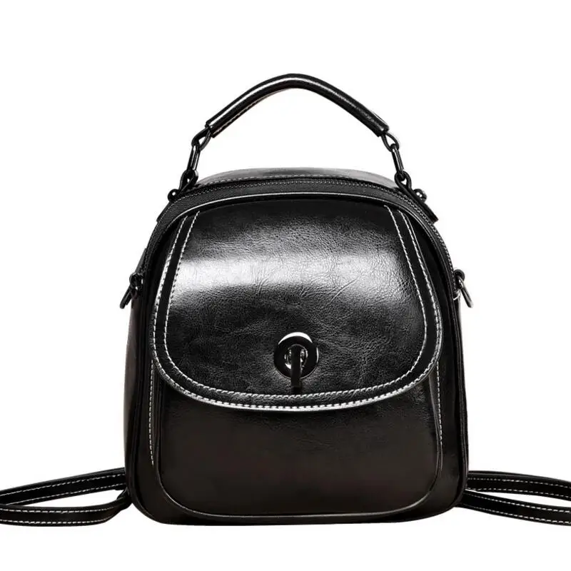 9032 Black Сумки San maries Многофункциональный рюкзак женский рюкзак маленький Mochila Feminina школьные рюкзаки для девочек-подростков Сумки Sac на плечо - Цвет: 9032 Black