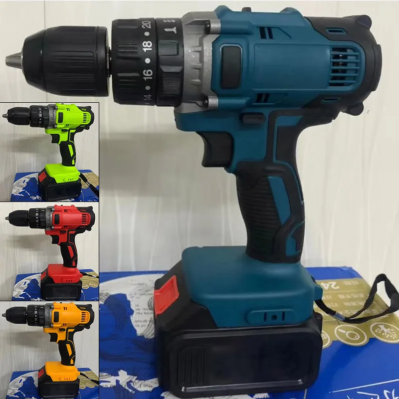 

13mm Electric Drill Impact Drill For Milwaukee 18V/20V Li-Ion Series Tools Electric Drill Random Color