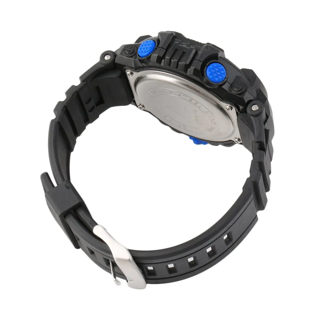 ALIKE Digital Sport Casual Green Back Light Date Chronograph Wrist Watch Exquisitely Designed Durable Gorgeous