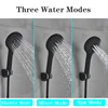 Matte Black Bathtub Faucet Wall Mount Chrome ABS Handshower Hot Cold Water Mixer Tap Bath Shower Faucet Tap Robinet Baignoire 2