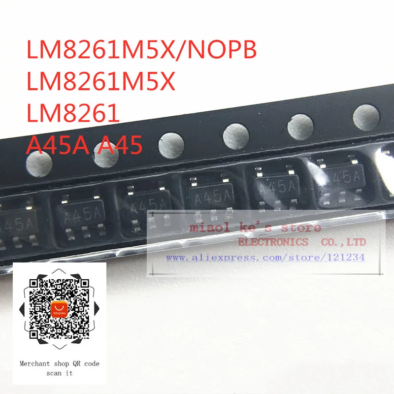 [10 шт.] 100% Новый оригинал: LM8261M5X/NOPB LM8261M5X LM8261 A45A A45 - RRIO высокий выходной ток и