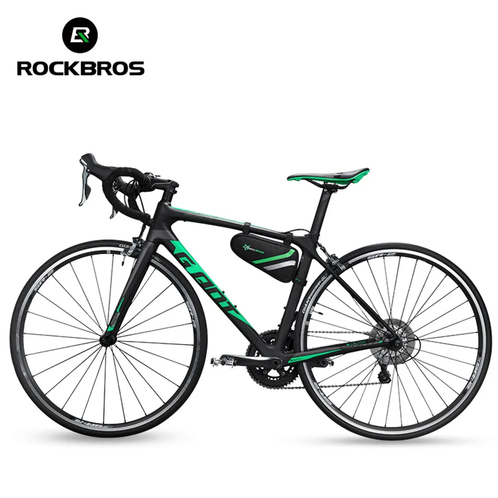 ROCKBROS MTB сумка для шоссейного велосипеда передняя треугольная велосипедная Сумка водонепроницаемая непромокаемая велосипедная сумка Pannier Аксессуары для велосипеда