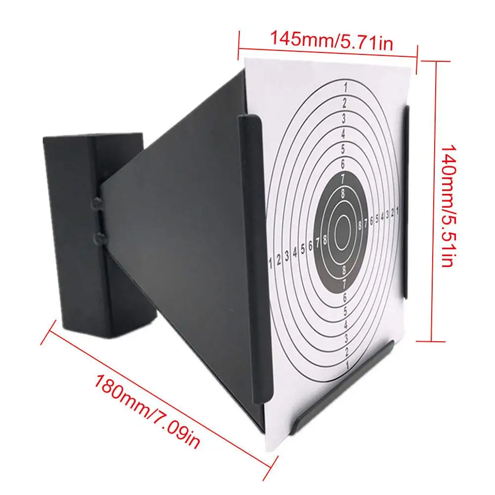 Indoor Outdoor Shooting Training Competitive Particle Collection Trap Box Mount Bracket Shooting Targets Cone Designed