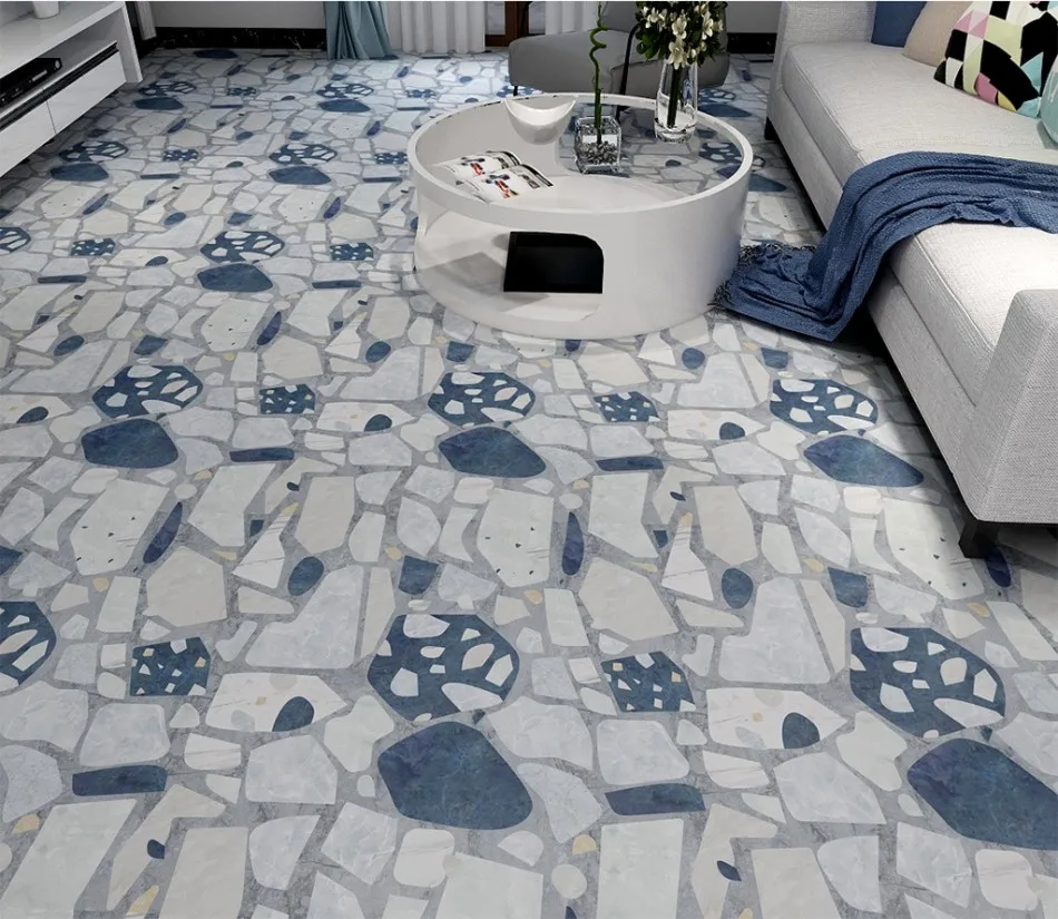 3d полы papel де parede обои простой цемент кирпич керамическая плитка Терраццо пол