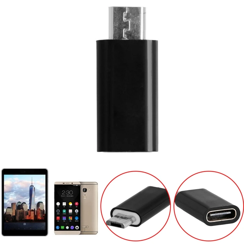 

Portable Adapter Tool USB 3.1 Type C Female to Micro USB Male Converter Data
