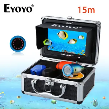 

Eyoyo Original Video Fish Finder Underwater Ice Video Fishfinder Fishing Camera 12pcs Infrared Lamp monitor camera kit day gift