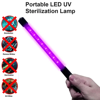 

Rechargeable 30 LED UV Sterilizer Lamp Home Portable Ultraviolet UVC Germicidal Lamp Disinfection Sterilizer Bactericidal Lamp