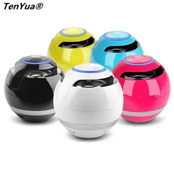 

Bluetooth Speaker Colors LED Lights Wireless Portable Subwoofer With Mic FM