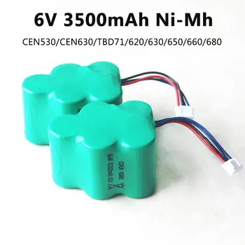 

GTK 2pcs/lot 6V 3500mAh NI-MH Rechargeable batteries for TBD71/CEN530/630 sweeper,Robot Vacuum cleaner