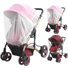 Бренд новорожденных для детских ходунков Crip сетка коляска Москитная сетка насекомых безопасная сетка Багги Белый