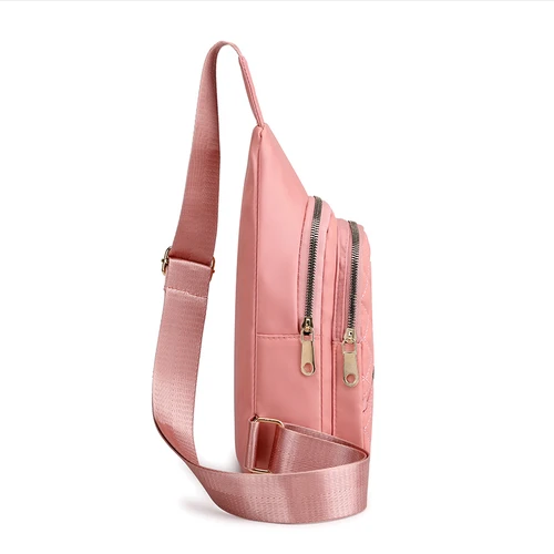 AOTTLA 여성 가슴 가방 순수 컬러 나일론 여성 가방 좋은 품질 어깨 가방 캐주얼 여성 Crossbody 가방 패션 여성 가방 5