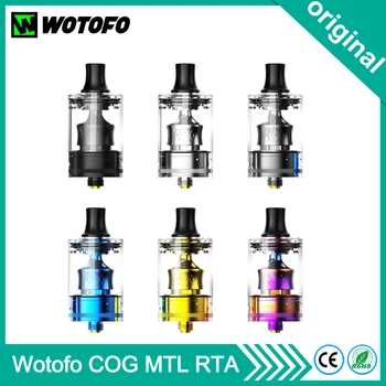 

Wotofo COG MTL RTA Vape Tank 22mm Diameter 5-level airflow control fast clamp coil Atomizer For 510 Thread Box Mod