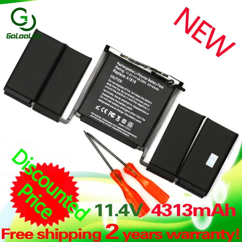 Gololoo A1819 11 4 V 4314mAh Аккумулятор для ноутбука Apple MacBook Pro 13 '&#x27A1706 (2016) | Компьютеры и