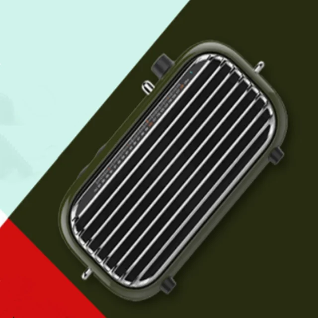 Xiaomi LOFREE Bluetooth динамик Мода ретро легкий портативный fm-радио 4,2 Bluetooth 2000 мАч Bluetooth динамик - Цвет: Зеленый