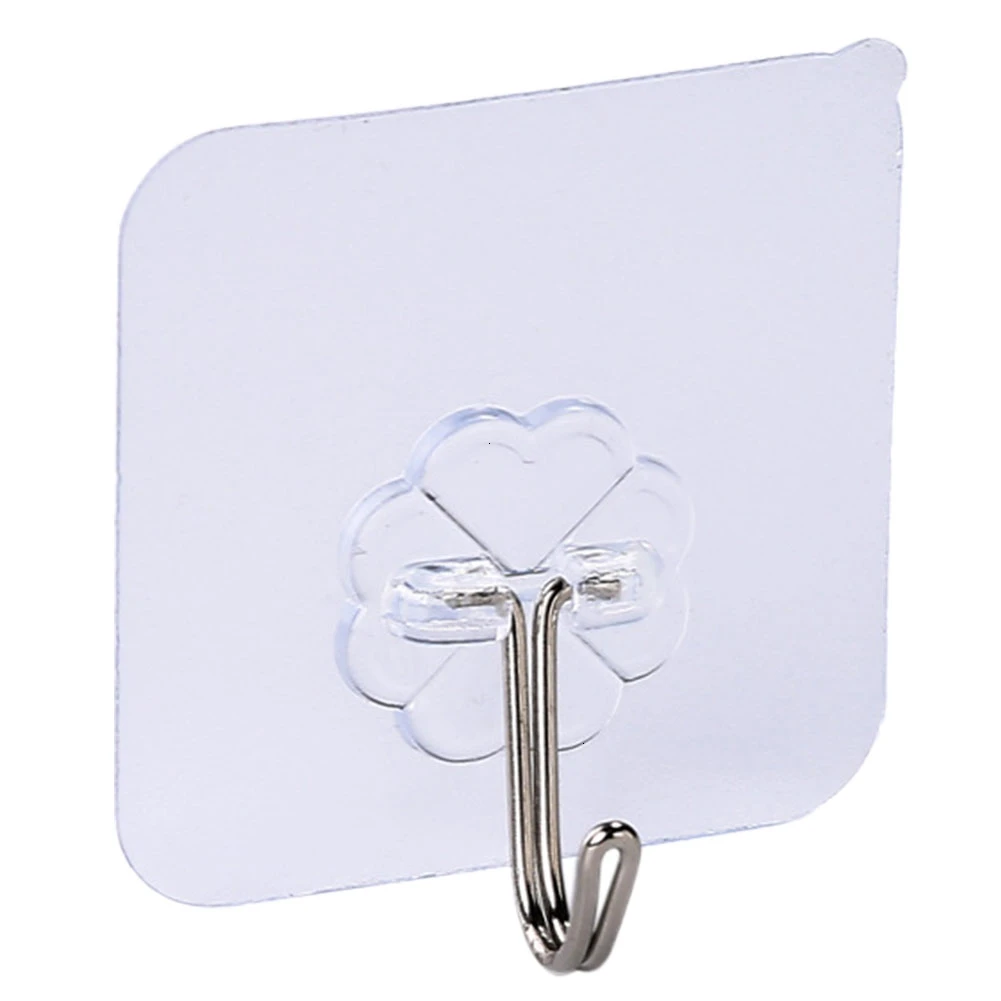 

Transparent Non-marking Hook Strong Hook Hook Magic No Hook Strong Hook Free Nail Strong Load-bearing Wall Hook
