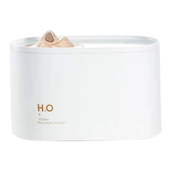 

1000 Ml Humidifiers for Bedroom, Cool Mist Humidifier with Dual Mist, Ultrasonic Air Humidifier with 3600 MAh Battery, USB Recha