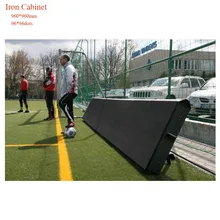 P10 DIP346 960*960 мм Железный арендуемый кабинет открытый полноцветный светодиодный дисплей футбол баскетбольный корт экран, тренажерный зал экранная панель на светодиодах