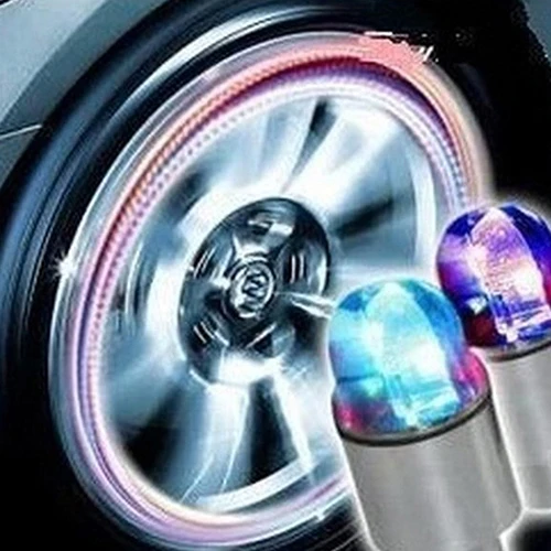 

LED Wheel Lights Multicolor Wheel Car Lights Tire Valve Tyres Intelligent Cool Zinc Alloy Lamp Automotive Trim