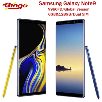 

Samsung Galaxy Note9 Note 9 N960FD Unlocked LTE Mobile Phone Exynos 9810 Octa Core Dual SIM 6.4" Dual 12MP RAM 6GB ROM 128GB NFC