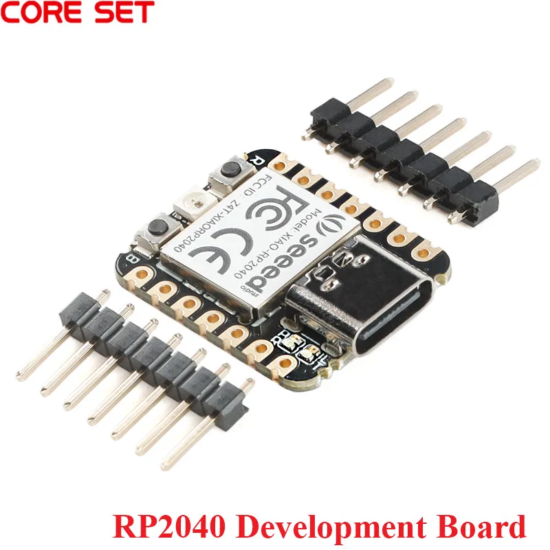 

2pcs Seeed XIAO RP2040 Microcontroller Dual-core ARM Cortex M0+ 2MB Flash I2C/UART/SPI/SWD For Arduino/Micropython/CircuitPython