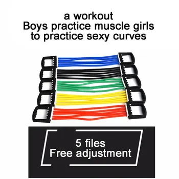 

Resistance Bands Chest Expander Removable Latex Tube Spring Exerciser Fitness Equipment