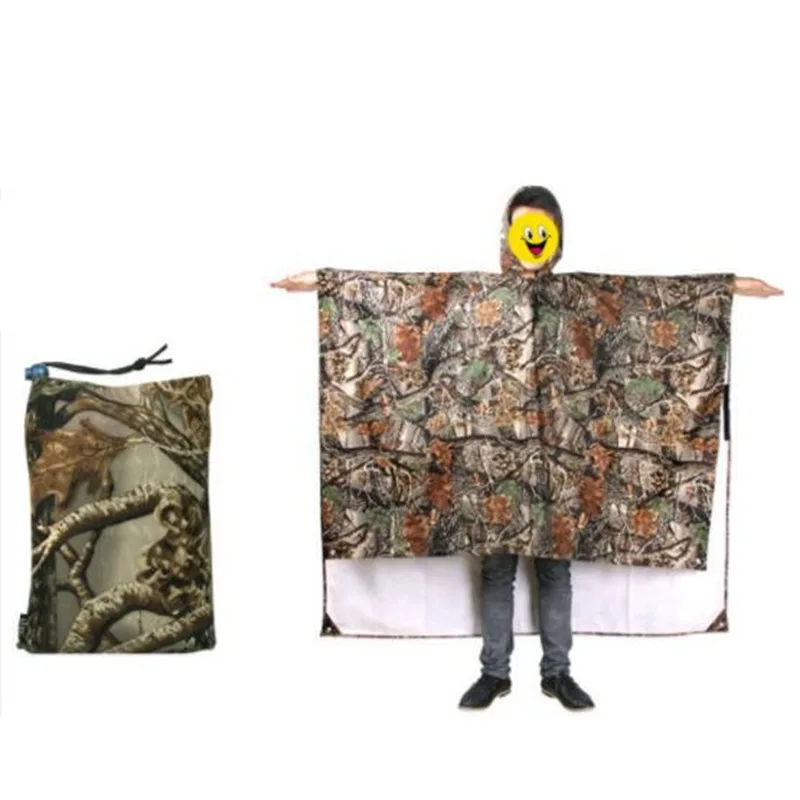 Camping Mat Hiking Rain Coat Outdoor Adventures Poncho Waterproof Raincoat ZXX9177
