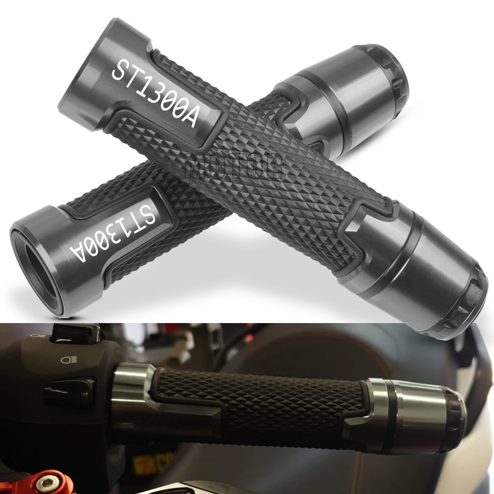 

For Honda ST1300A 2003-2007 ST1300 ST 1300 A 1300A Motorcycle 7/8"22mm Aluminum Handlebar Grips Ends Handle Caps Hand Bar Plugs