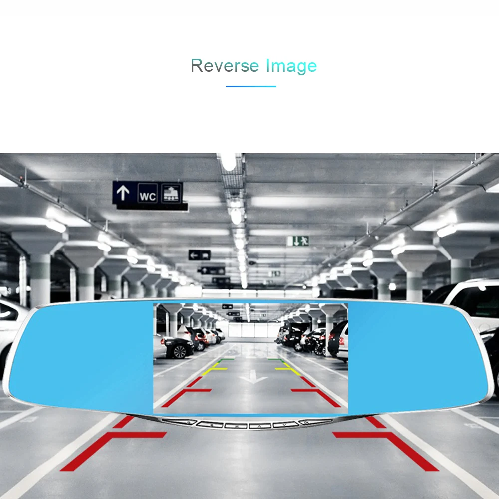  ADDKEY car dvr Radar Detector Mirror Dash Cam DVR video recorder with antiradar GPS Speedcam detect