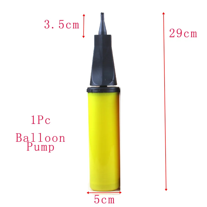 1 pcs pump Аксессуары для шариков, держатель для шарика, стойка, шар, арка, цепь, уплотнительный зажим, клей, точка, Babyshower, украшение для свадьбы, дня рождения, вечеринки - Цвет: 1 pcs pump