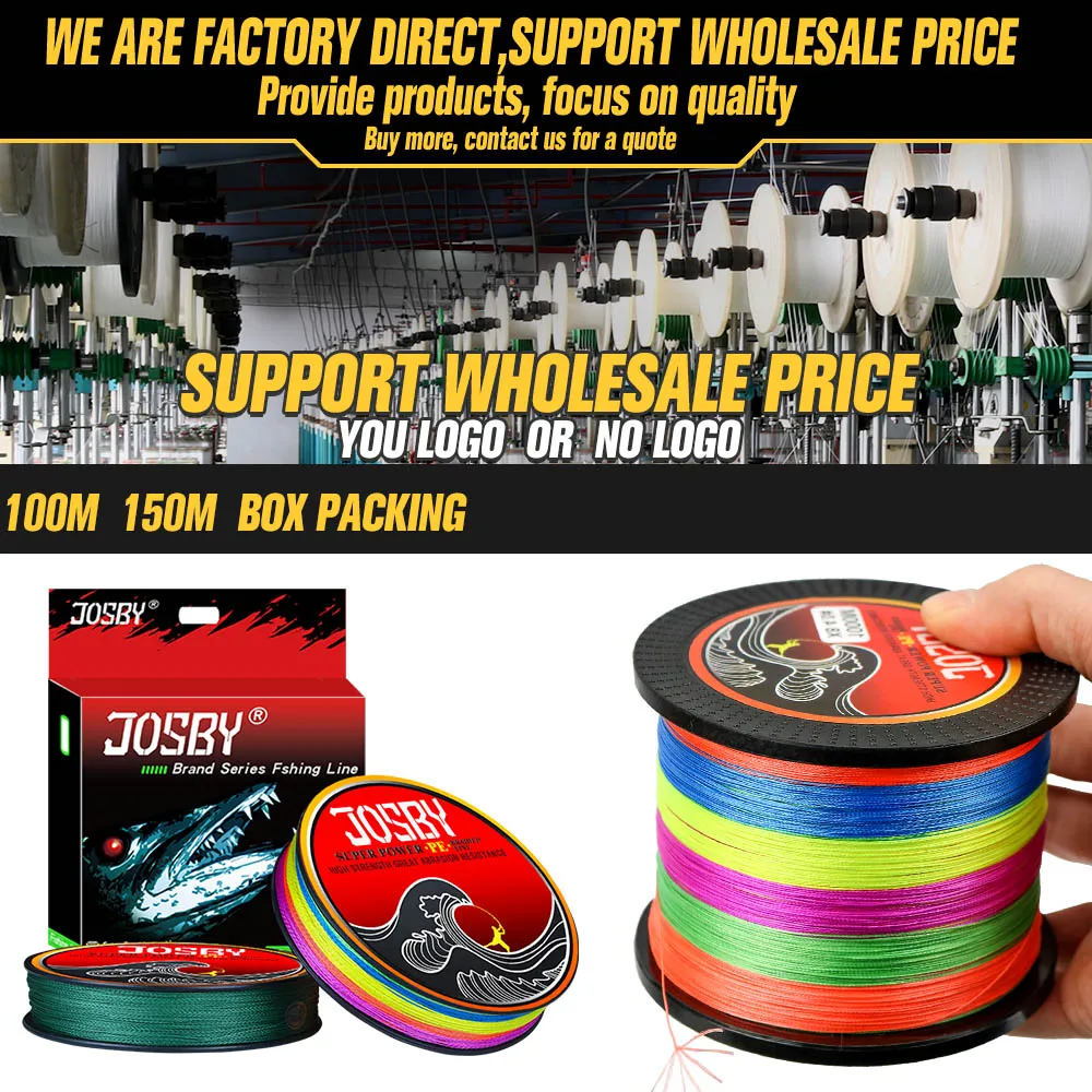 Braided Fishing Line 8 Strand 100M 300M 500M 1000M Spinning PE  Multifilamento Japa Carp Fly Sea Saltwater Weave Extreme Pesca