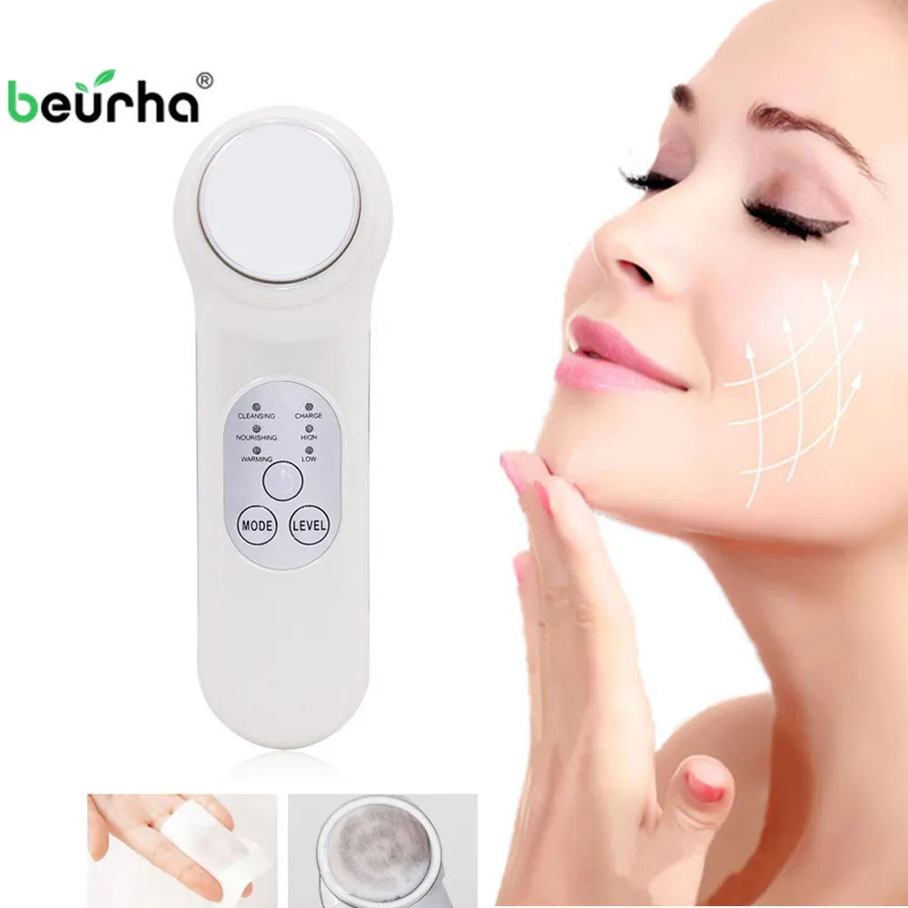 

Iontophoresis Beauty Instrument Facial Cleaning Machine Anti-Aging Wrinkle Remove Hot Ion Therapy Face Skin SPA Devices