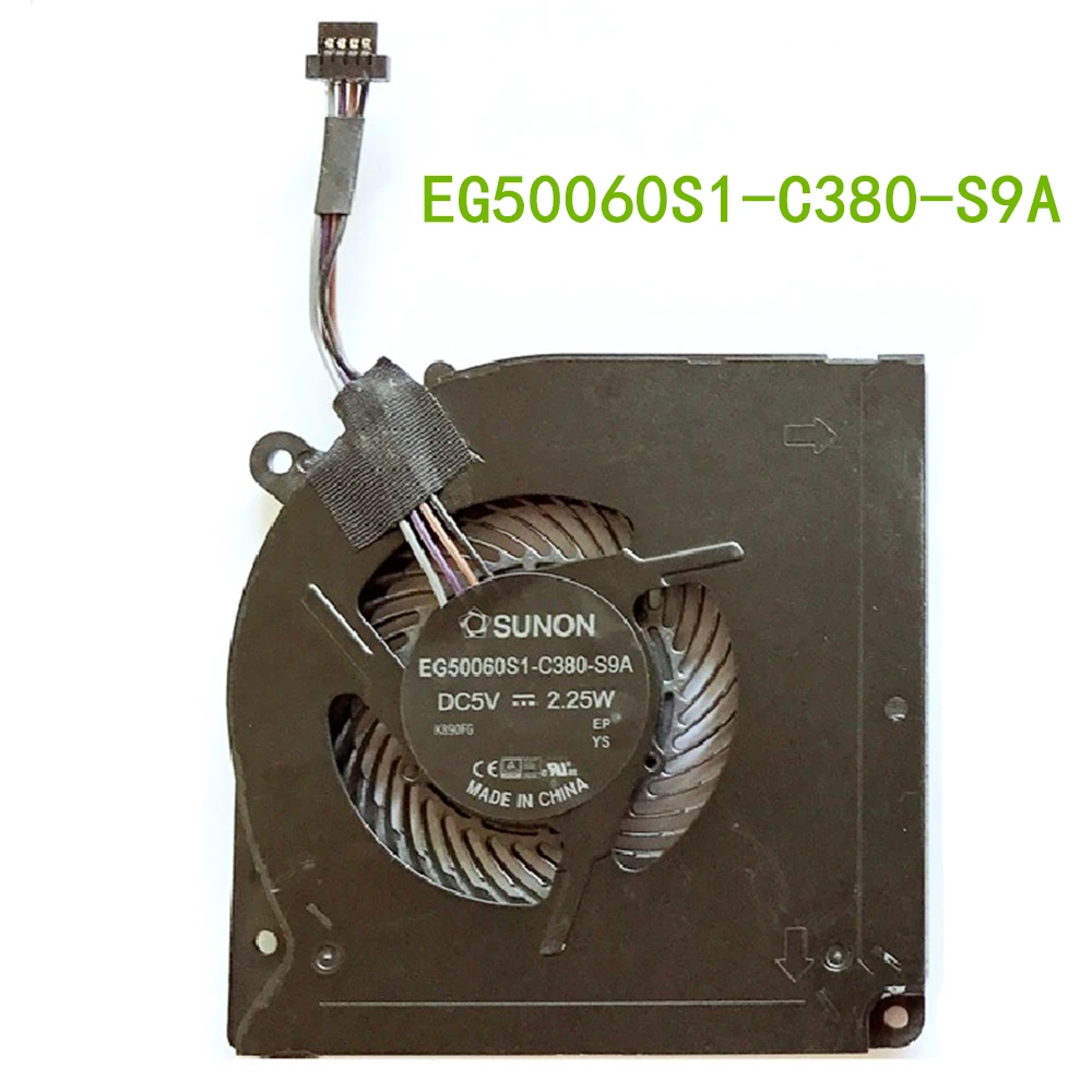 Вентилятор для процессора ноутбука кулер ноутбук ПК для Sunon EG50060S1-C380-S9A THER7GK5C6-1411 GK5CN6Z DC5V 2,25 W - Цвет: C380-S9A fan