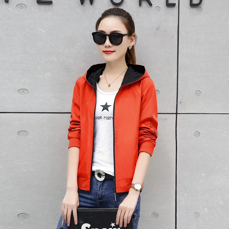 

2019 Autumn New Style Fashion WOMEN'S Hat Small Jacket Double-sided Wear Jacket Reversible