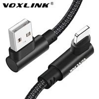 VOXLINK-Cable USB de carga rápida para móvil, Cable de sincronización de datos de 5V y 2.4A para iphone X, XS, XR max, 8, 8Plus, 7, 6, 6s, ipad mini