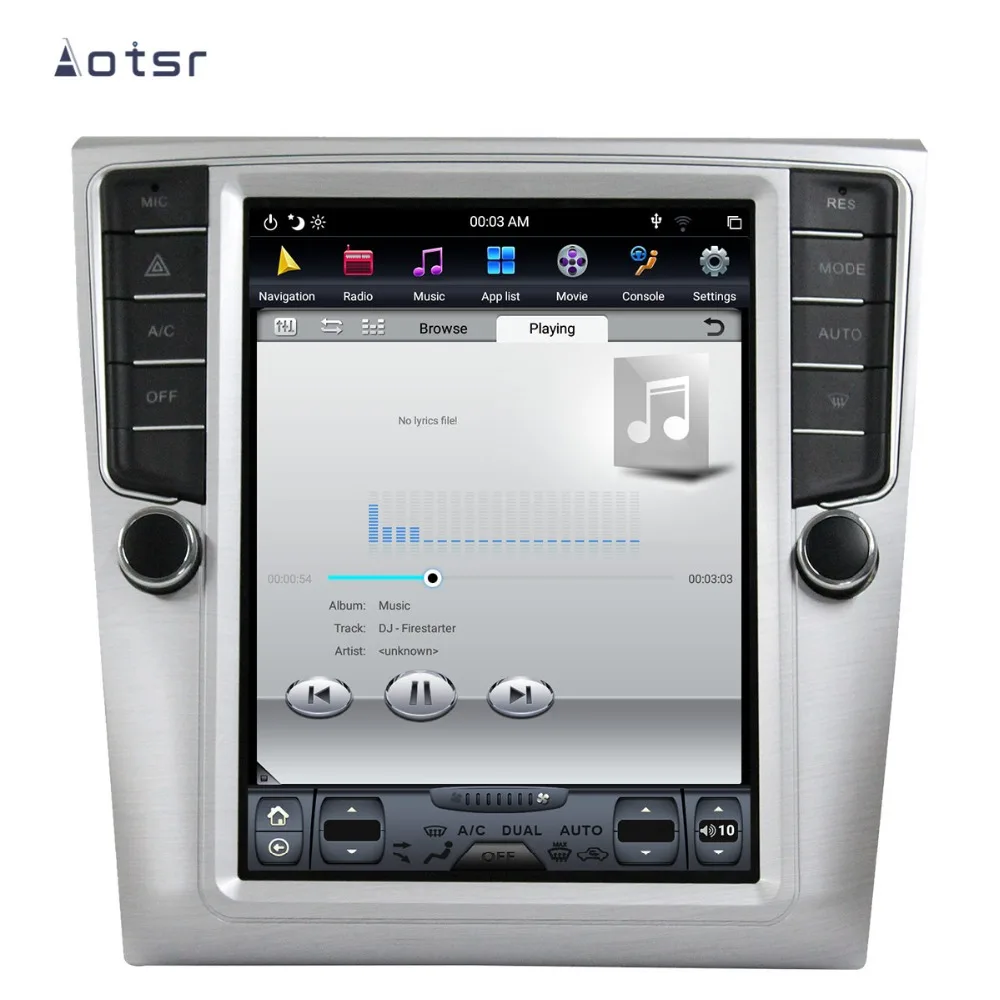 Автомобильная Мультимедийная система Android 8,1 с gps-навигацией для Volkswagen MAGOTAN CC 2012+ головная лента Тесла Стиль Большой Экран vedio