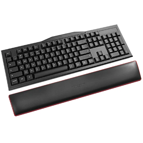 Red ABS Case Искусственная кожа удобная ручная поддержка клавиатуры подушечка под запястье для ноутбука ПК Клавиатура эргономичный геймер поднятая платформа подставка для запястья - Цвет: Red ABS Case