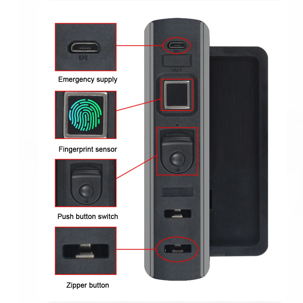 Встроенный ABS чемодан, usb зарядка, черный, без ключа, умный, безопасность, рюкзак, багаж, портативный, отпечаток пальца, замок, водонепроницаемый, универсальный
