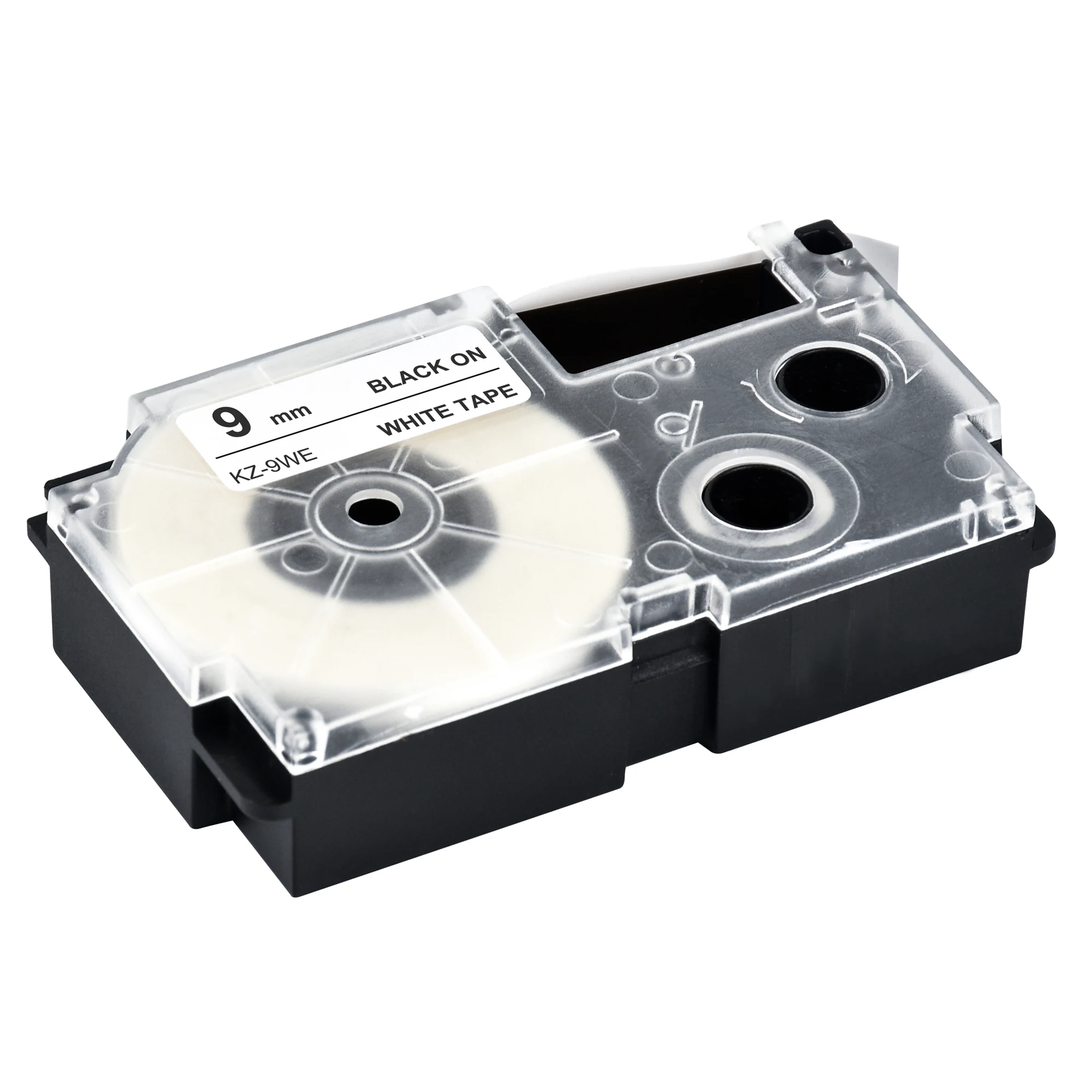 CIDY 1pcs 호환 카시오 블랙 화이트 9mm 라벨 테이프 XR-9WE XR9WE XR 9WE EZ 프린터 리본 cartidge kl-60l kl-120l
