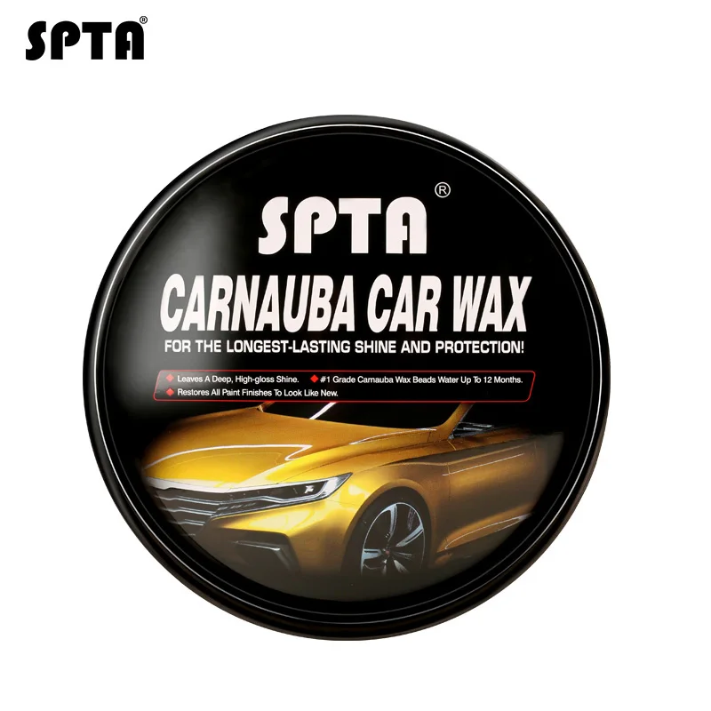 SPTA 230 г карнаубский воск для удаления царапин, повышающий цвет, водонепроницаемый, глянцевый, полировка автомобиля, консервированный твердый воск для ухода за краской - Цвет: Carnauba Wax