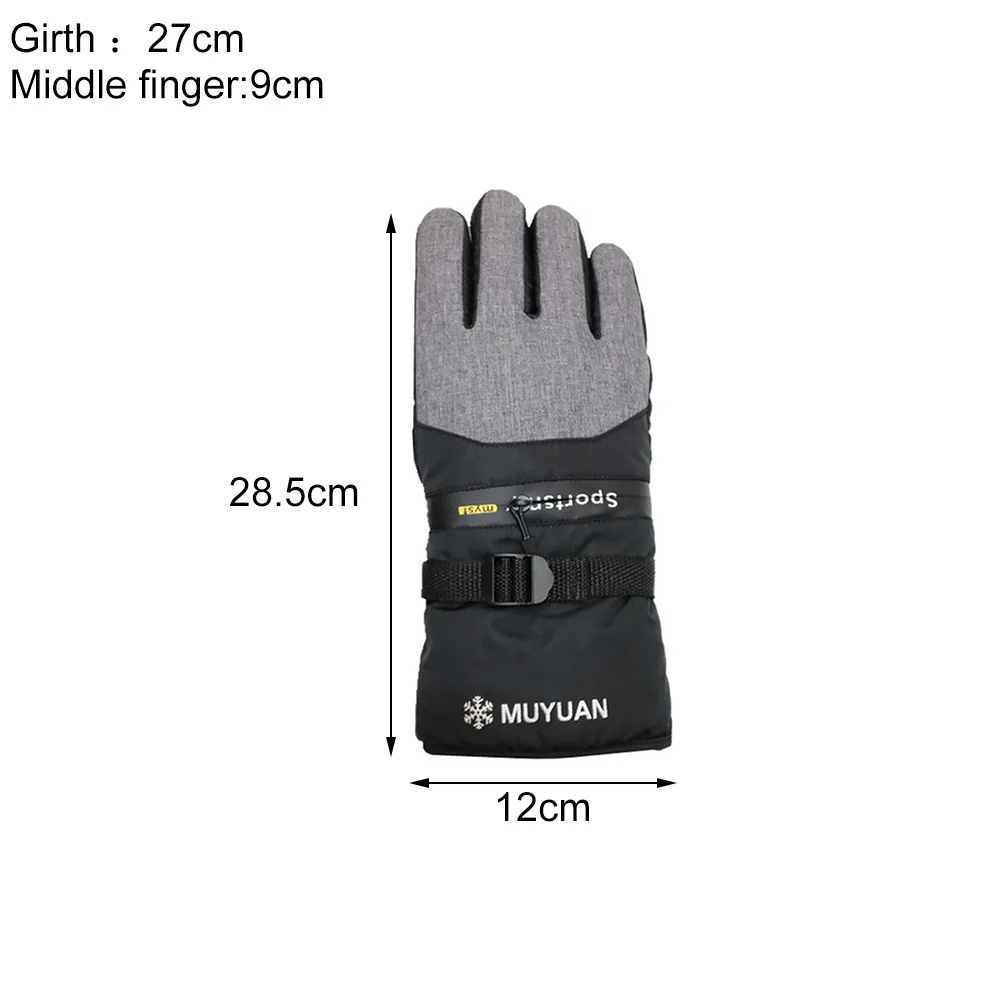1 пара, ветрозащитные защитные мужские лыжные перчатки для занятий спортом на открытом воздухе, теплые водонепроницаемые перчатки для катания на мотоцикле, сноуборде