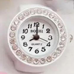 Цветные часы Candy кольцо кварцевые кольцо на палец часы универсальные супер модные часы портативные наручные часы модные часы