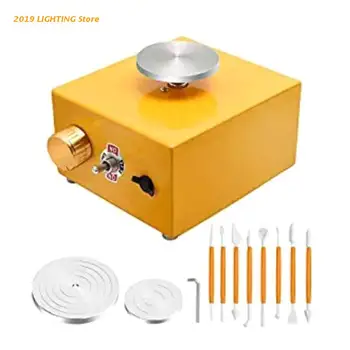 

Electric Pottery Wheel DIY Ceramic Tools Mini Electric Pottery Machine Used, EU