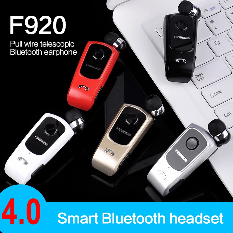 

Bluetooth Wireless Retractable Headset Hands-free Clip For Stereo Headset Mic Portable Phone Call Bluetooth Headset For Xiaomi