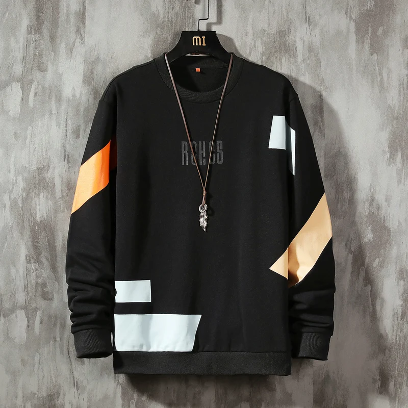 

2020 Patchwork Color Sweatshirt Men'S Hoodies Spring Autumn Hoody Casual Streetwear Clothes